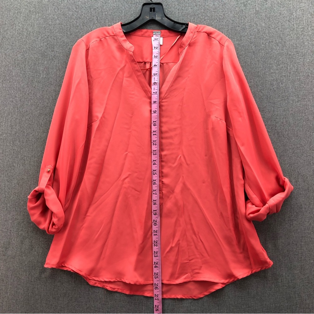 LC Lauren Conrad Women’s Longsleeve Blouse Size L - Picture 6 of 7